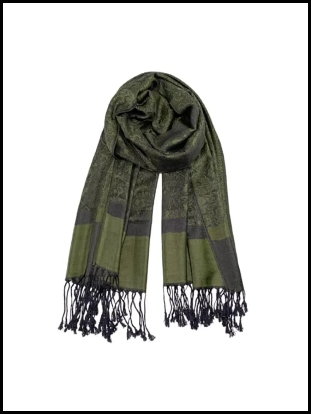 Pashmina Shawl Wrap Scarf for Wedding Festival Rave Reversible Jacquard